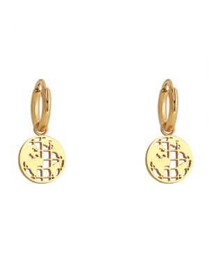 around the world oorbellen madhura bags goud